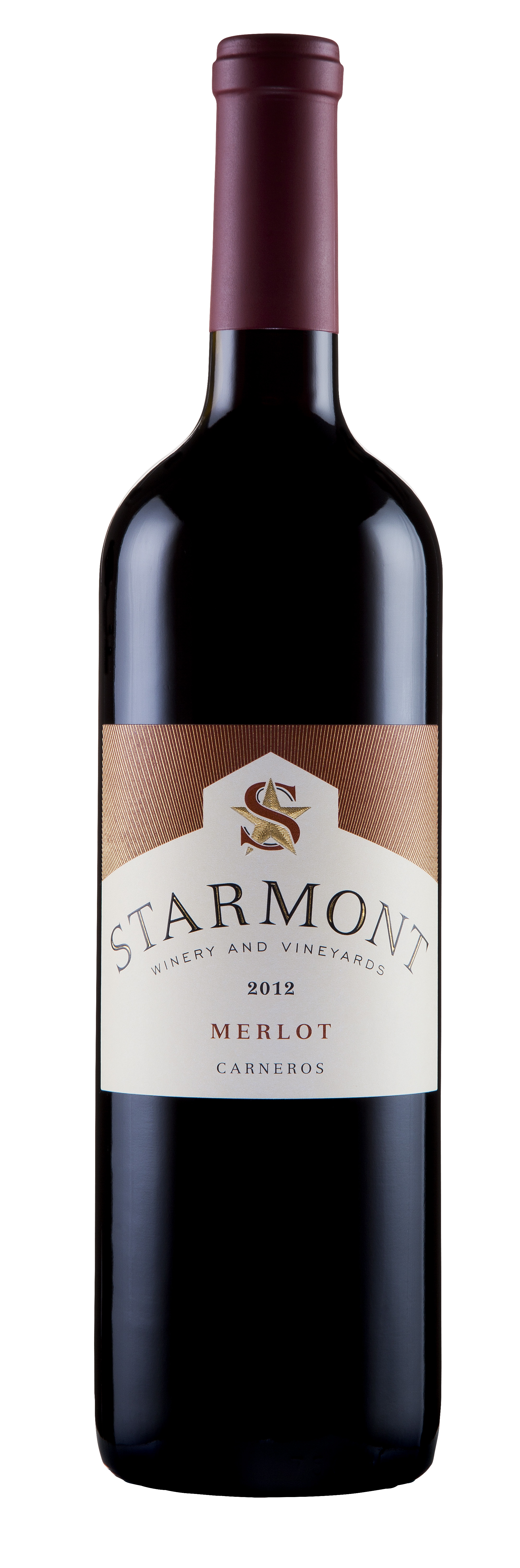Merlot Wine Bottle Starmont Winery & Vineyards
